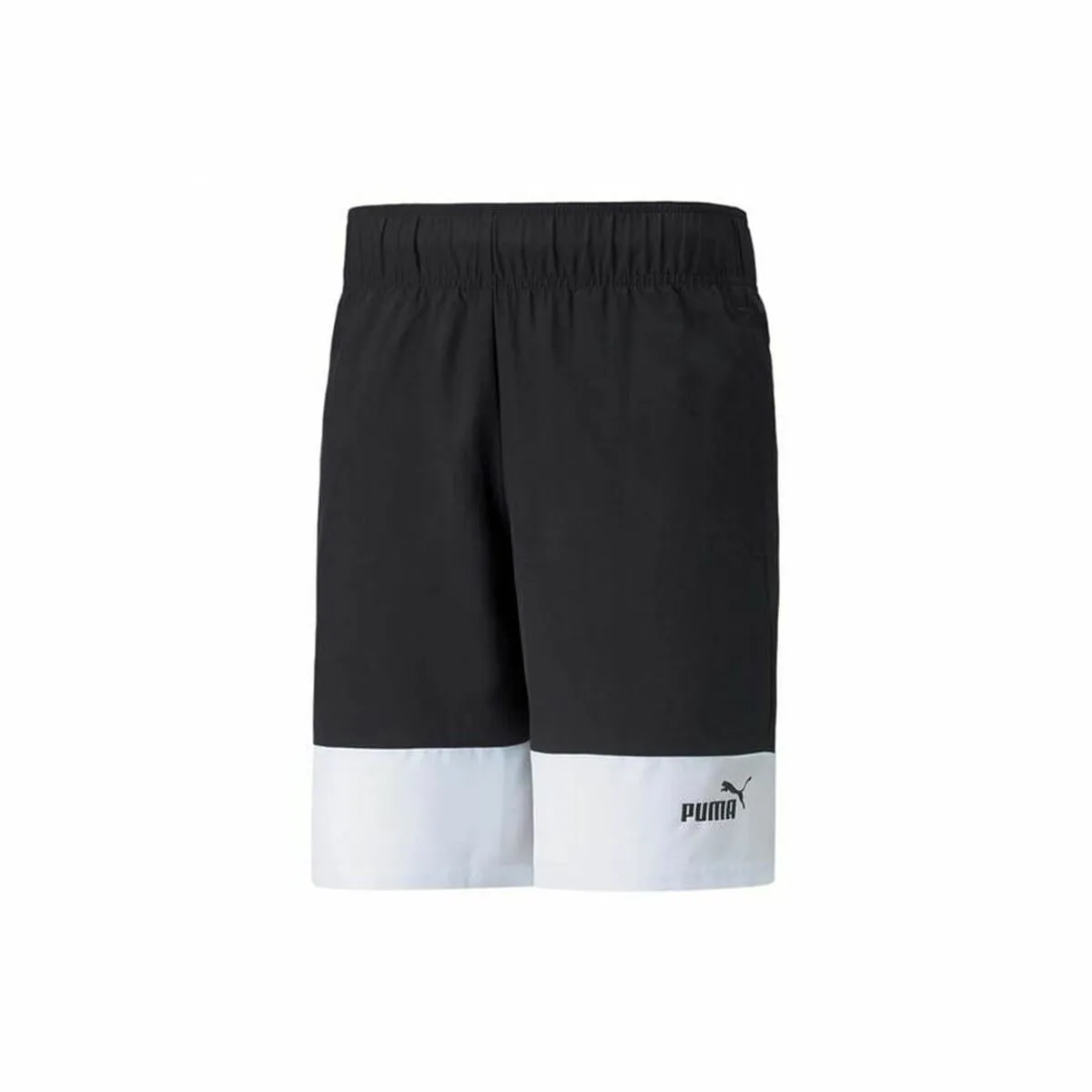 Pantaloni Corti Sportivi da Uomo Puma Power Colorblock Nero