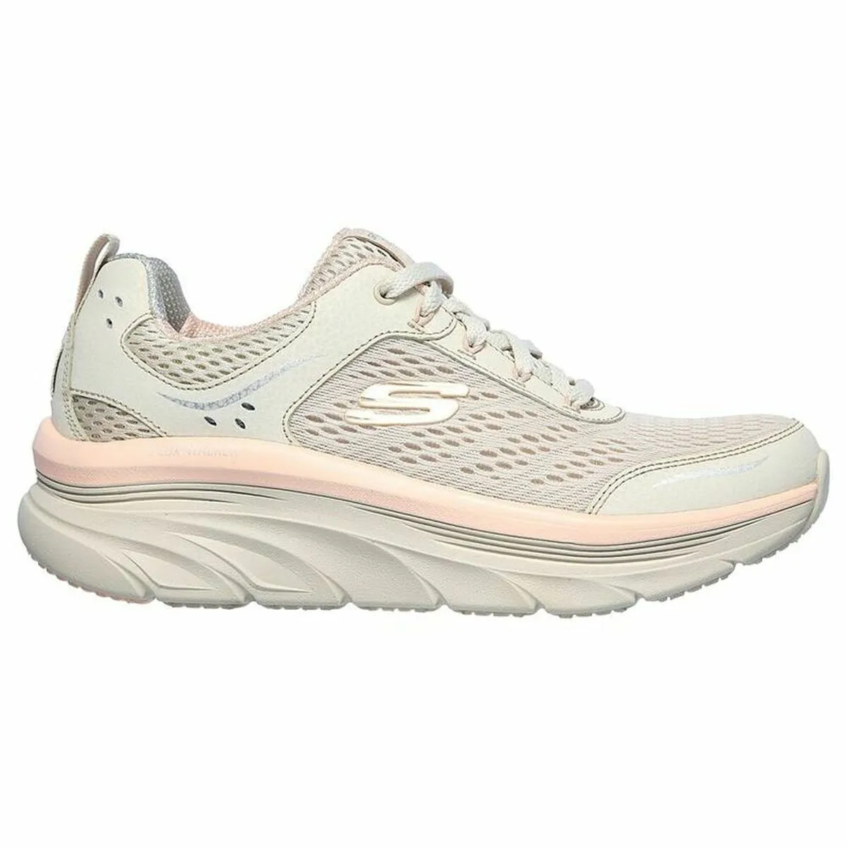 Scarpe Sportive da Donna Skechers D´Lux Walker - Infinite Motion Beige