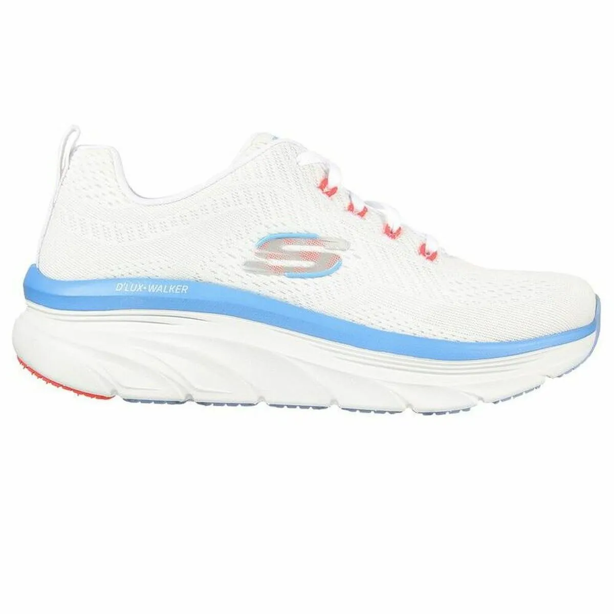 Scarpe da Running per Adulti Skechers  D'Lux Walker Bianco Donna