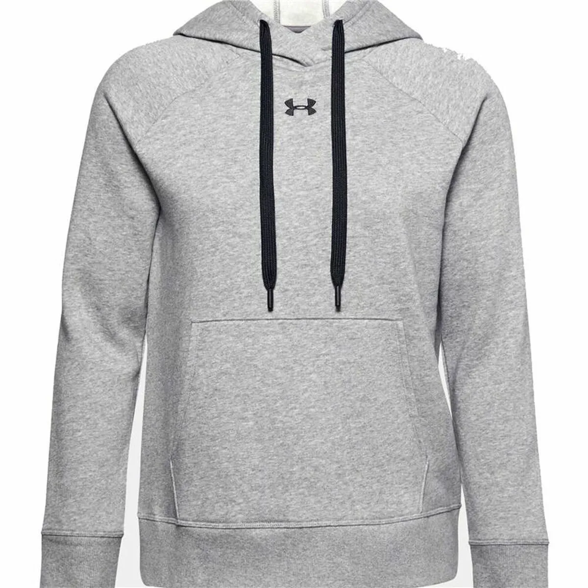 Felpa con Cappuccio Donna Under Armour Rival Grigio