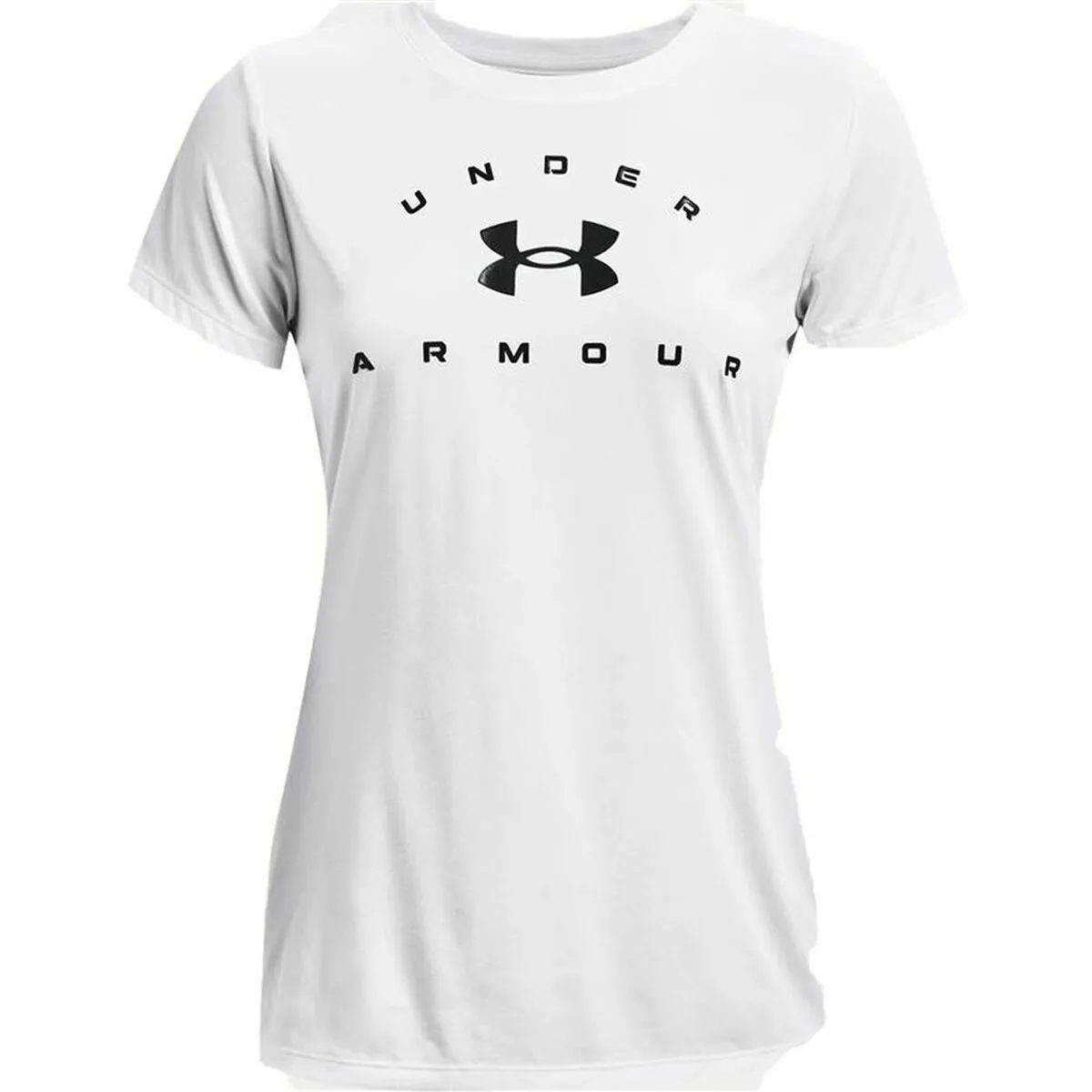 Maglia a Maniche Corte Donna Under Armour Tech Solid Bianco