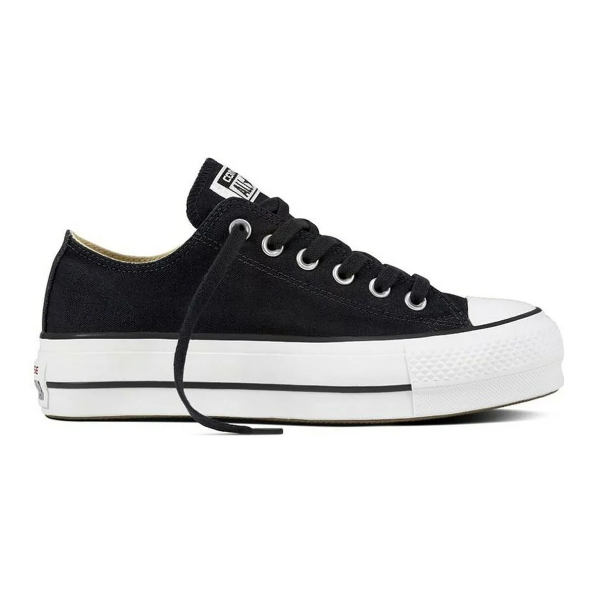 Scarpe da Tennis Casual Donna Converse All Star Lift Low Nero