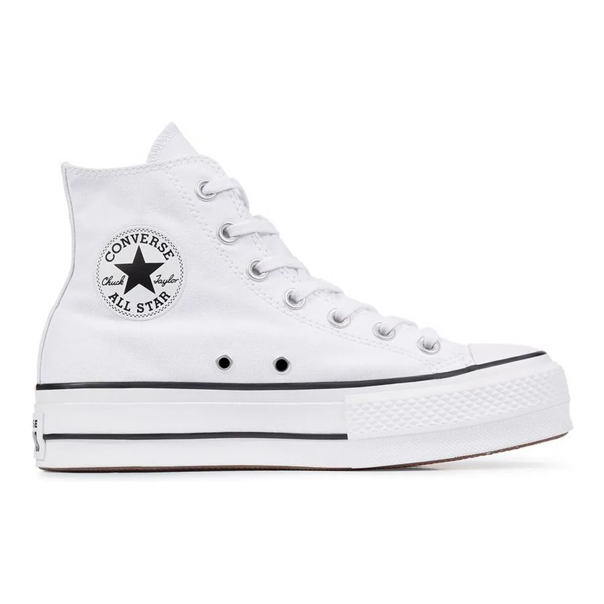 Scarpe da Tennis Casual Donna Converse All Star Platform High Top Bianco