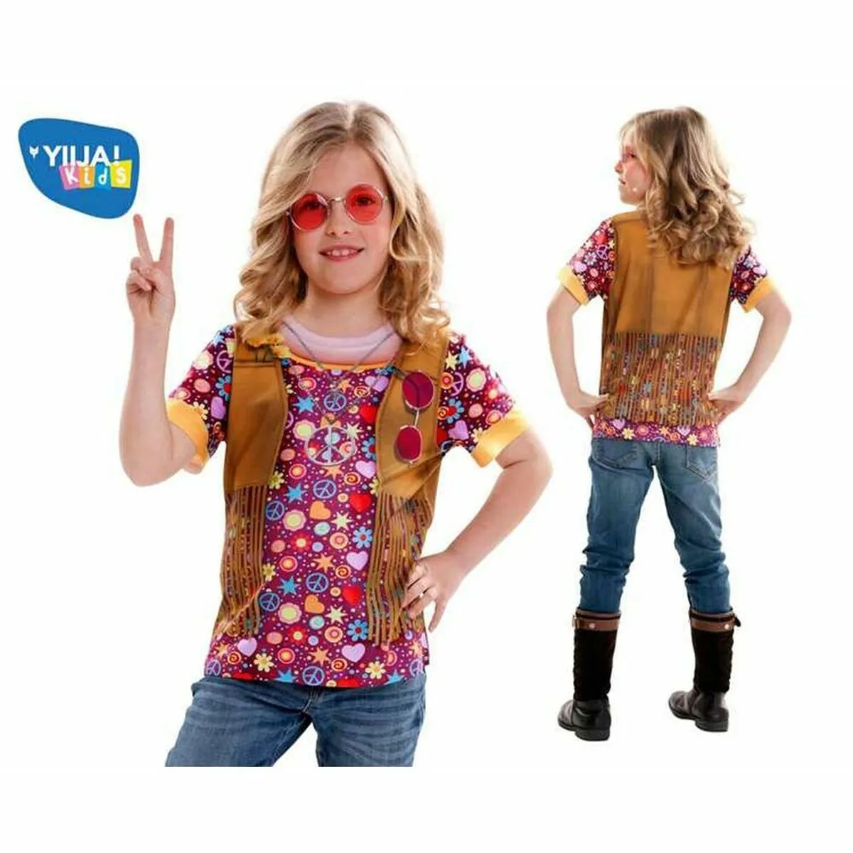 Costume per Bambini My Other Me Girl Hippie