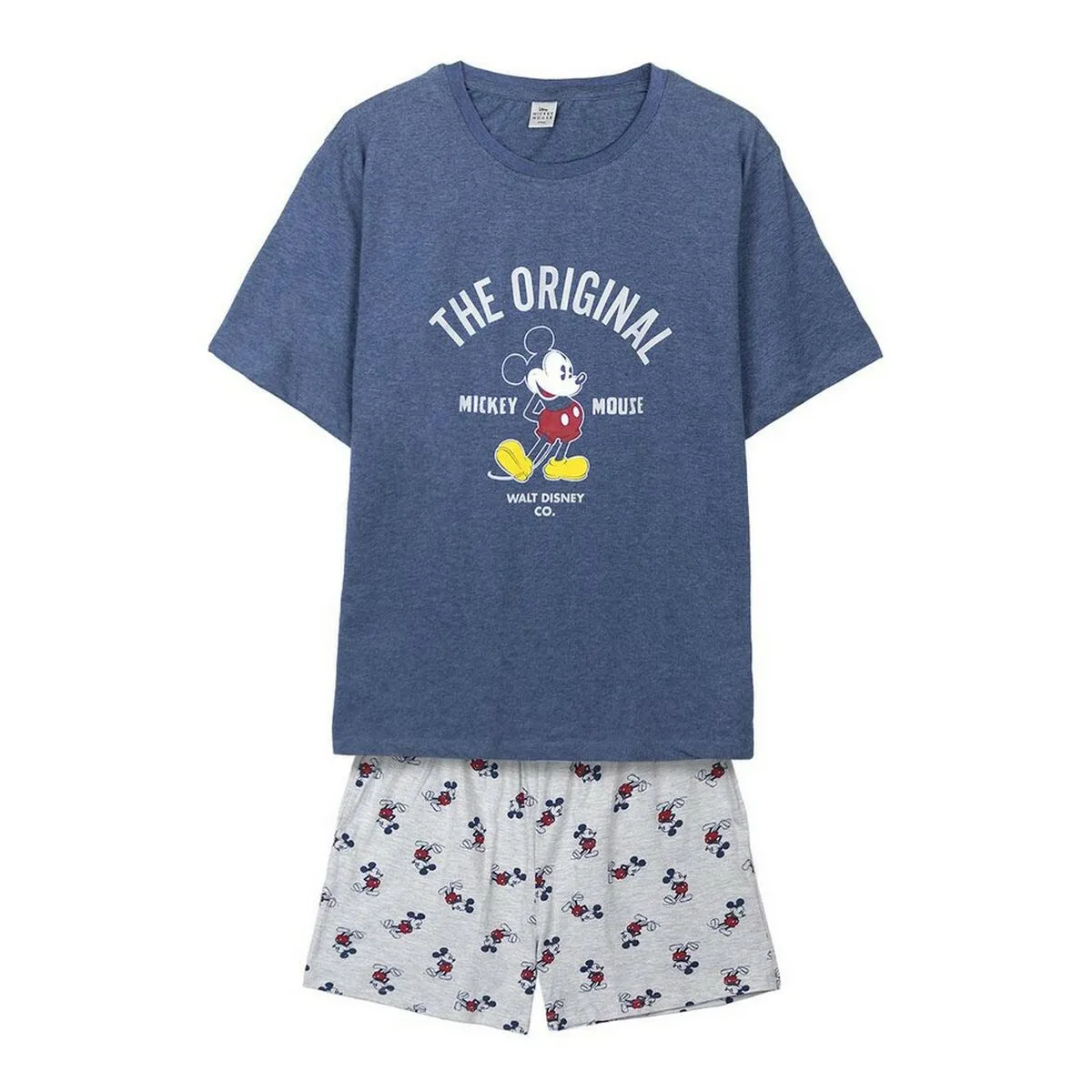 Pigiama Mickey Mouse Uomo Blu scuro (Adulti)