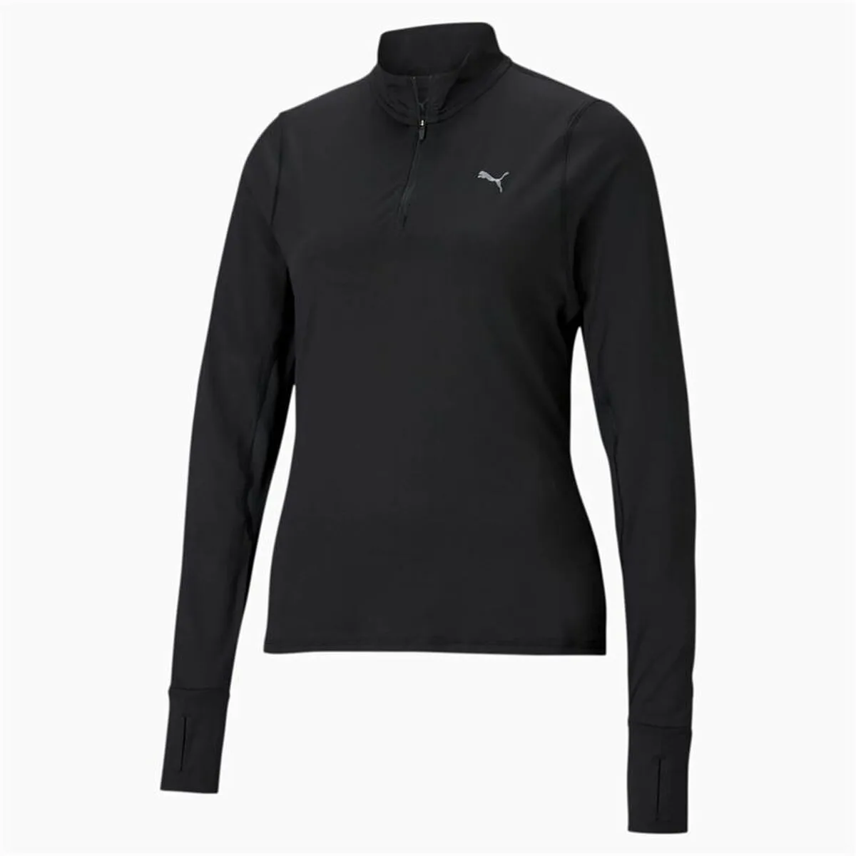 Camicia a Maniche Lunghe Donna Puma  Favourite  Nero Donna