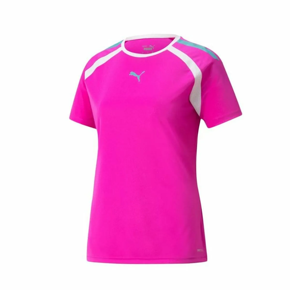 Maglia Sportiva a Maniche Corte Puma Team  Fucsia