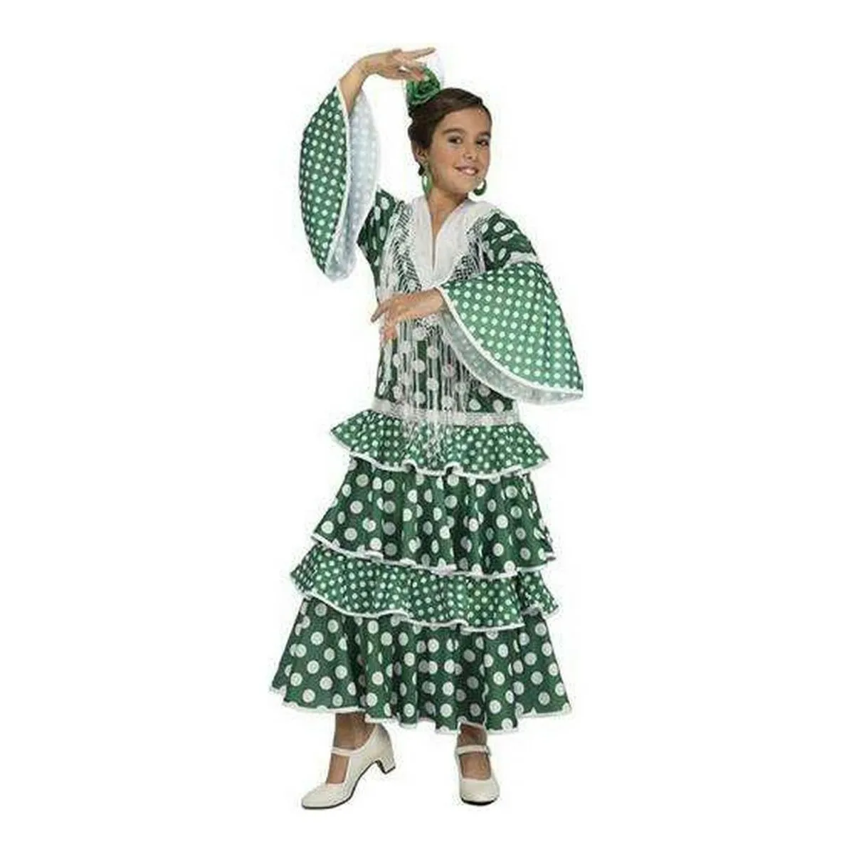 Costume per Bambini My Other Me Giralda Verde Ballerina di Flamenco