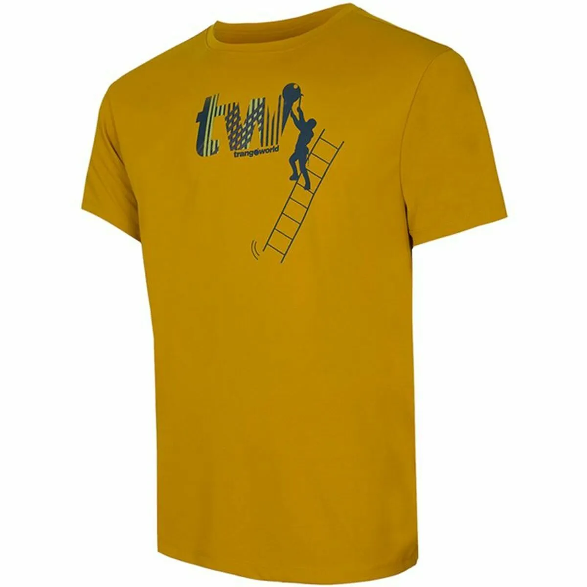 Maglia Sportiva a Maniche Corte Trangoworld Trangoworld Konak Giallo