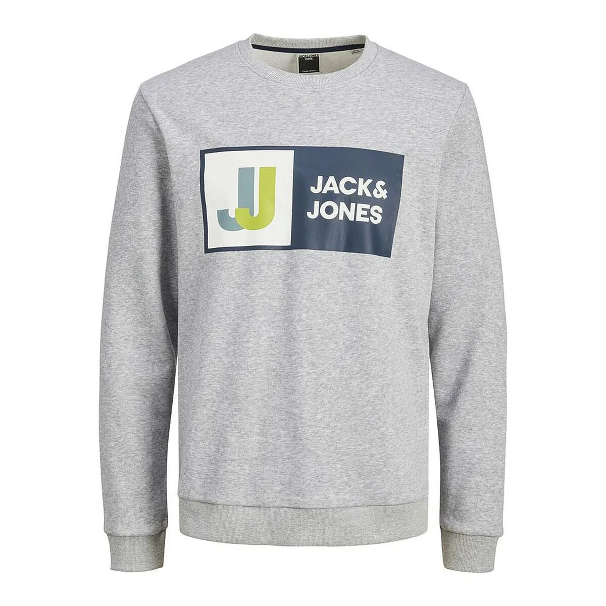 Felpa senza Cappuccio Uomo CREW  Jack & Jones 12218814  Grigio