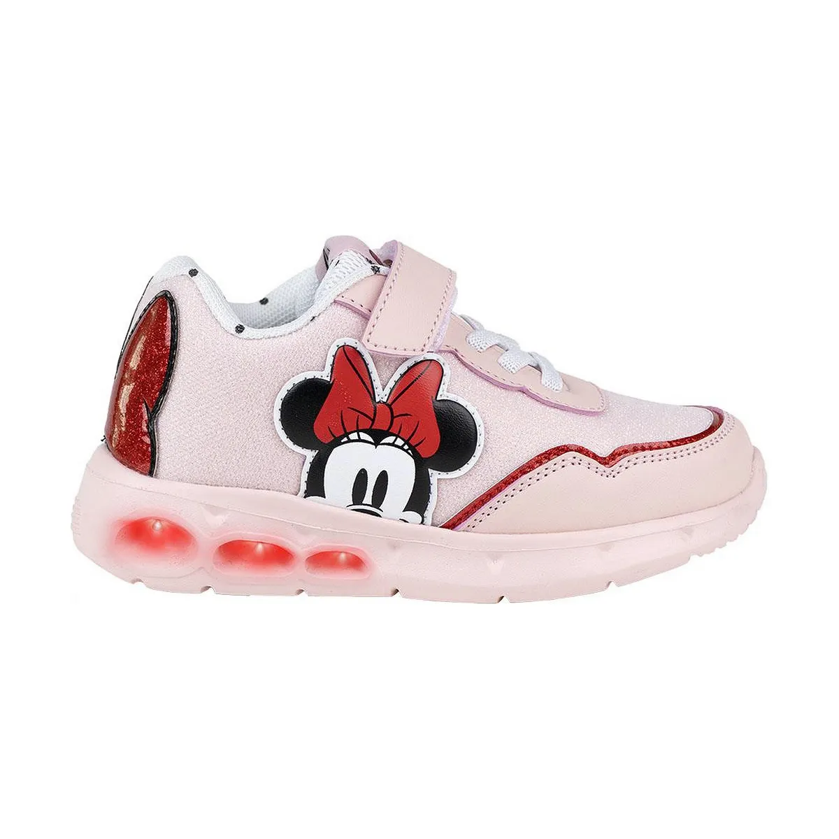 Scarpe Sportive con LED Minnie Mouse Rosa