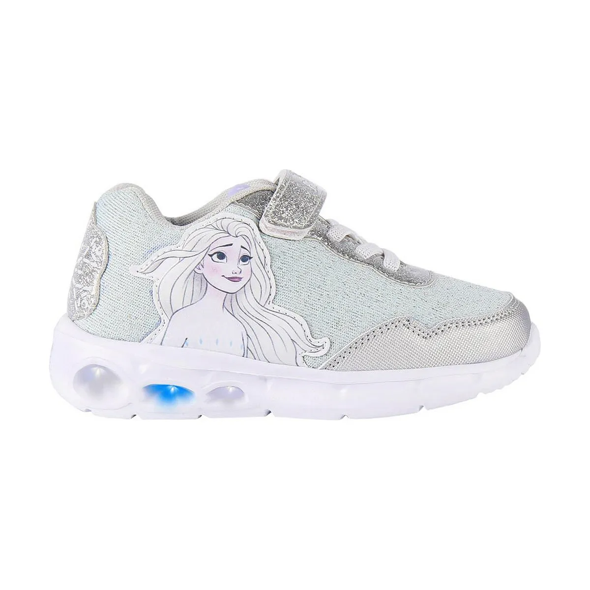 Scarpe Sportive con LED Frozen Azzurro