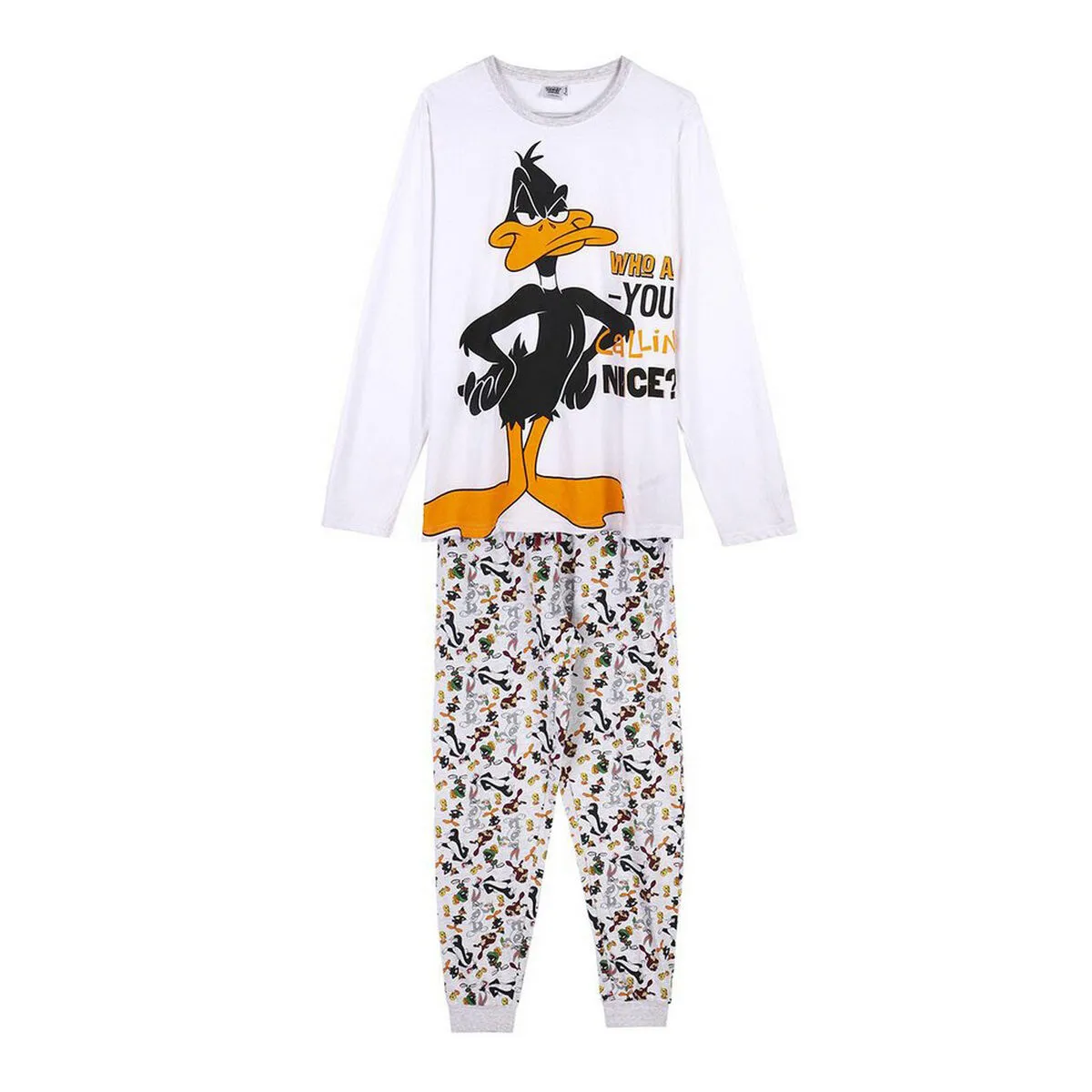 Pigiama Looney Tunes Uomo Grigio