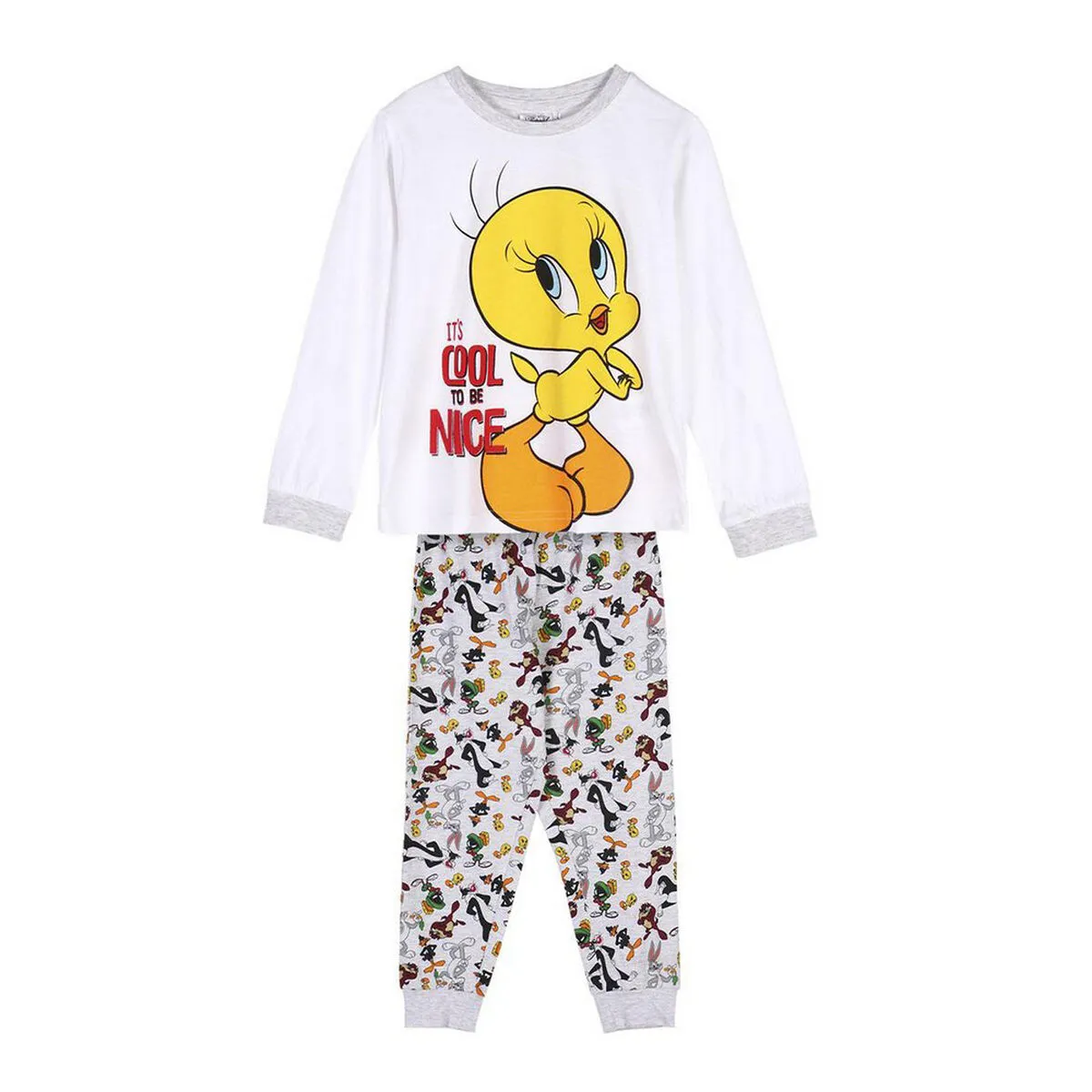 Pigiama Per bambini Looney Tunes Grigio