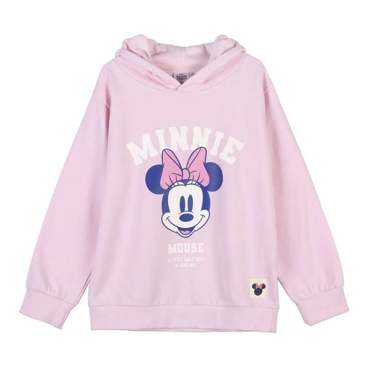 Felpa per Bambini Minnie Mouse Rosa