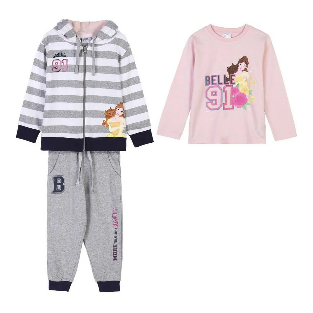 Tuta da Bambini Princesses Disney Grigio