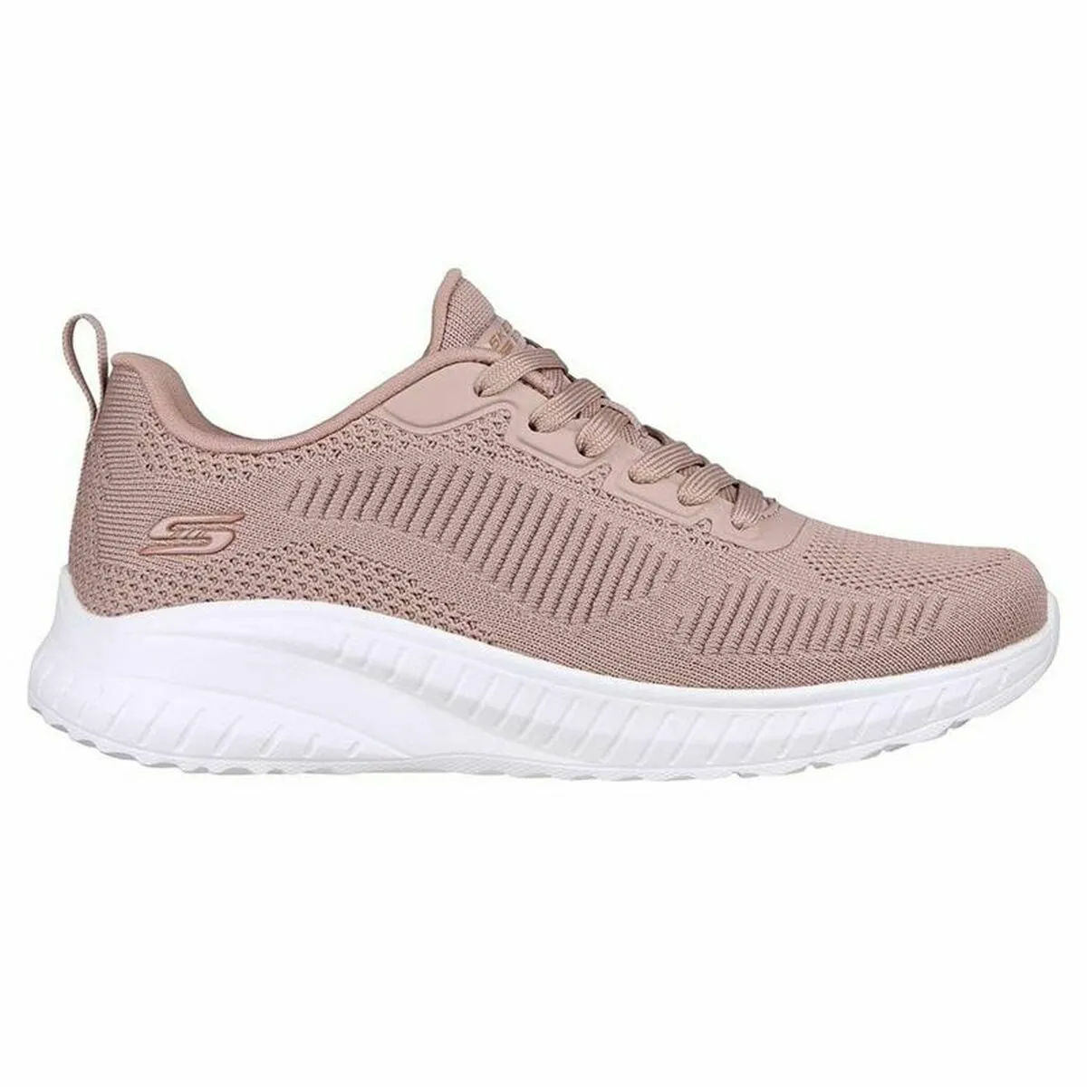 Scarpe da Running per Adulti Skechers Bobs Sport Squad Rosa Donna