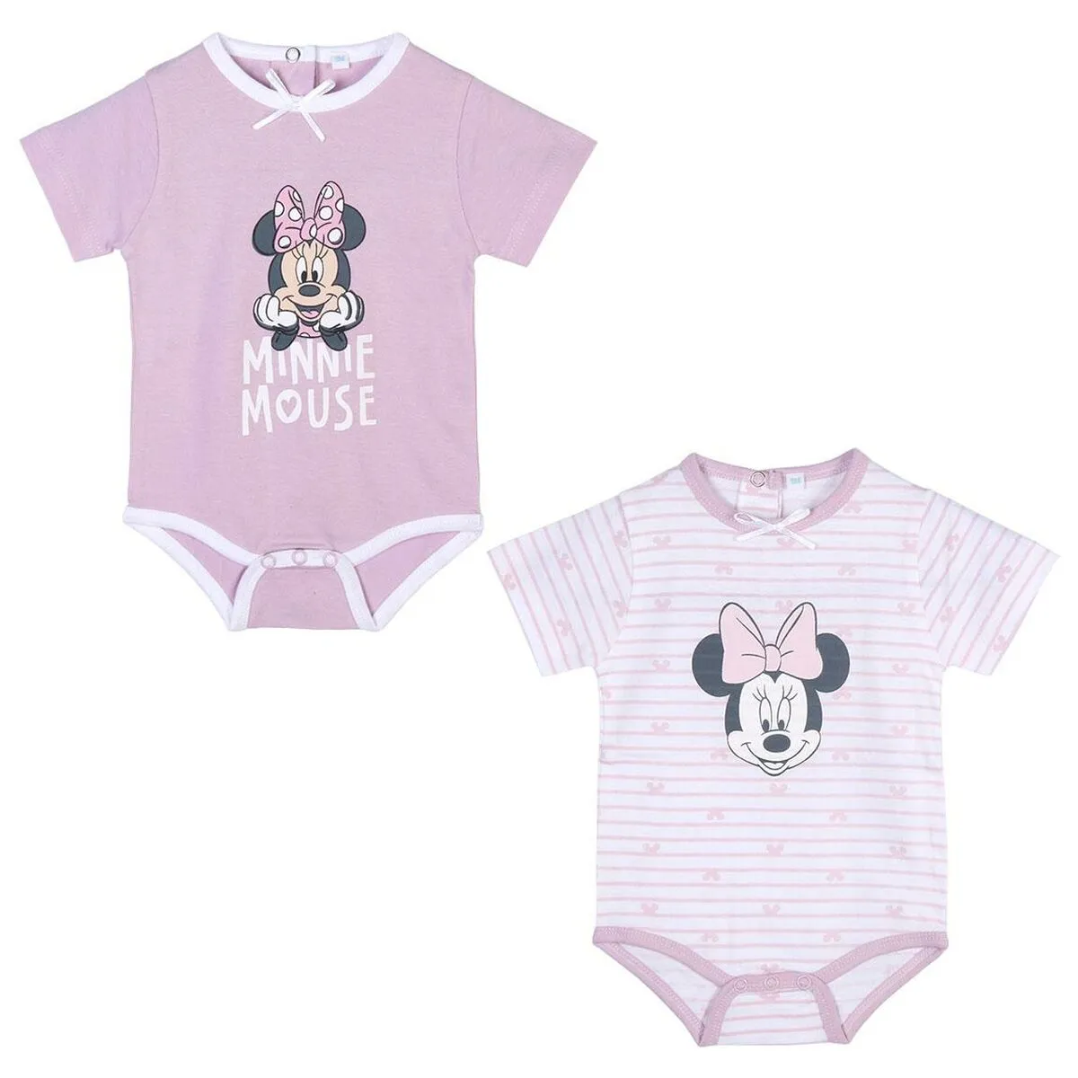 Body Minnie Mouse 2 Unità Rosa