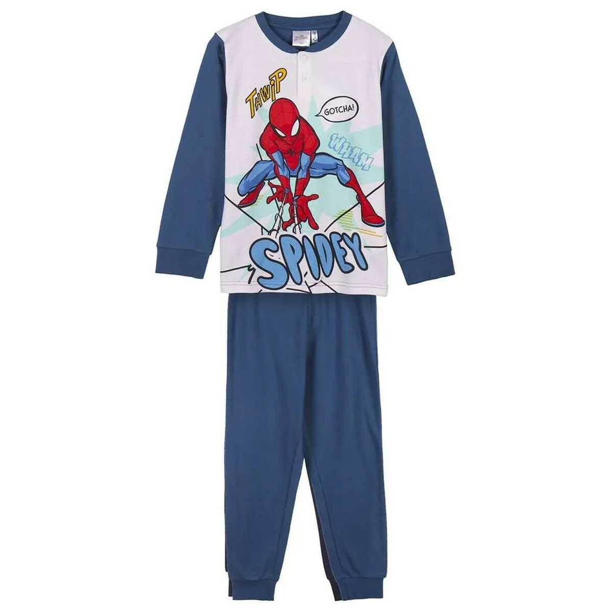 Pigiama Per bambini Spider-Man Blu scuro