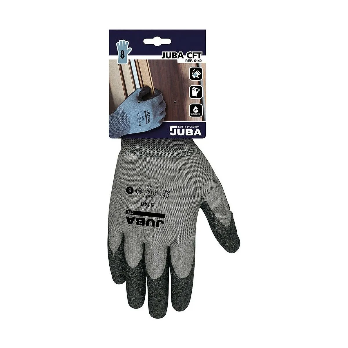 Guanti da Lavoro JUBA Nylon PVC