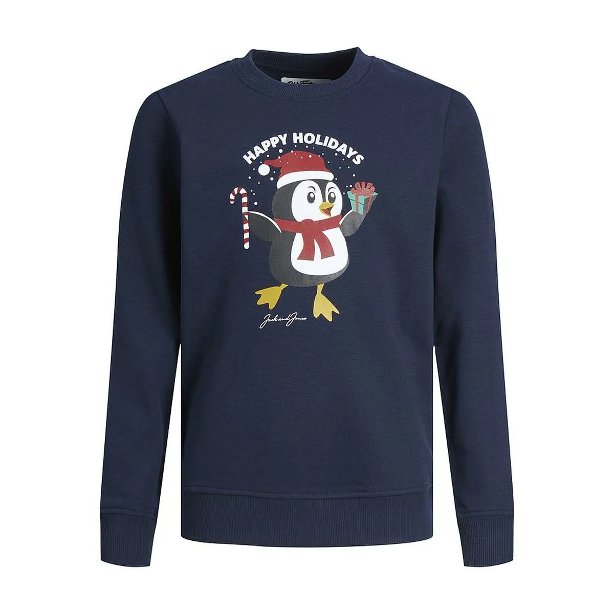 Felpa senza Cappuccio Bambino JORTOON  Jack & Jones 12222091 Blu Marino