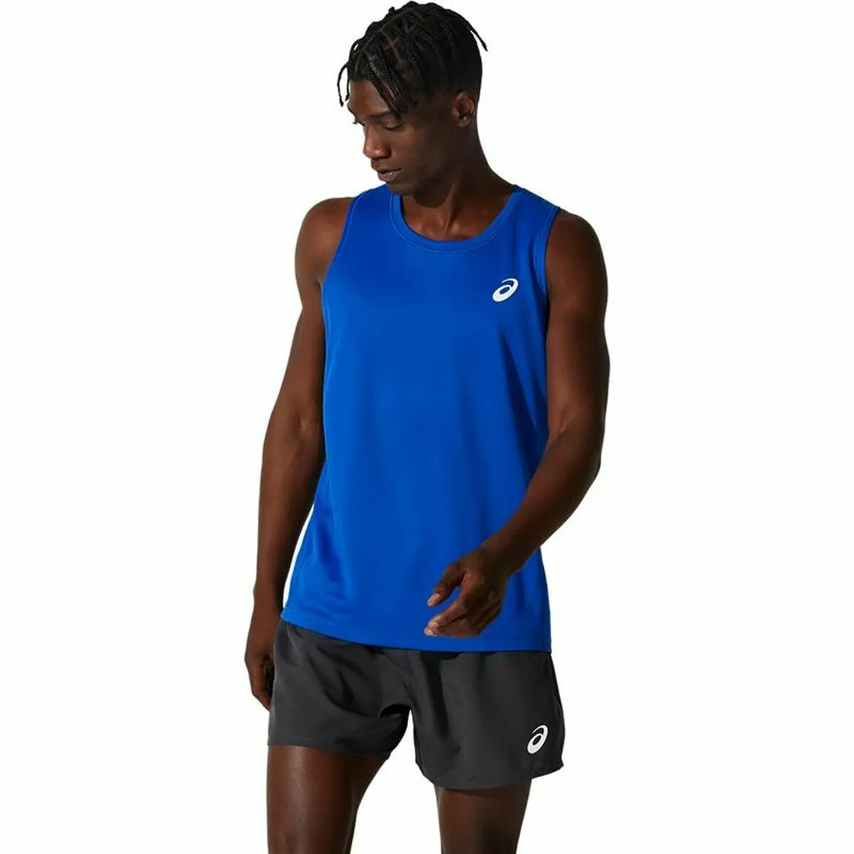 Canotta Uomo Asics Core Singlet Azzurro