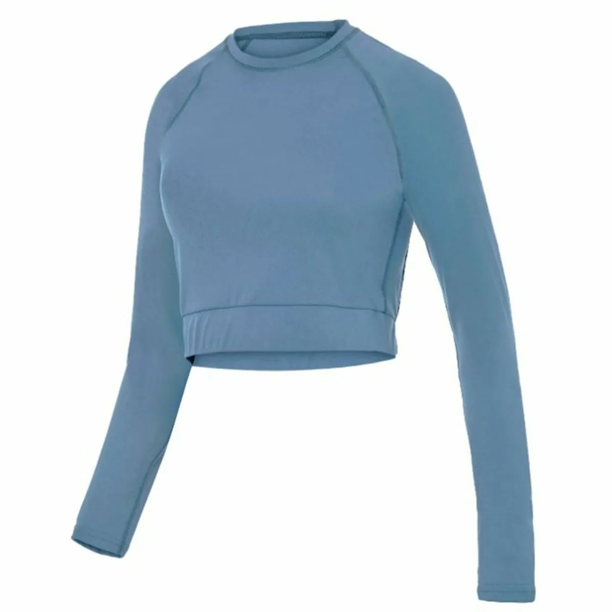 Maglia a Maniche Lunghe Donna Joluvi Azzurro