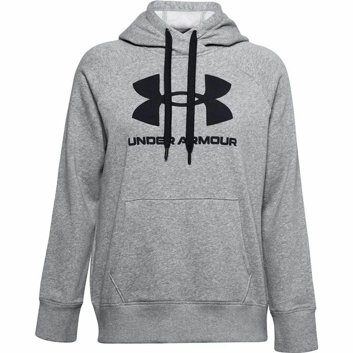 Felpa con Cappuccio Donna Under Armour Rival Fleece Grigio