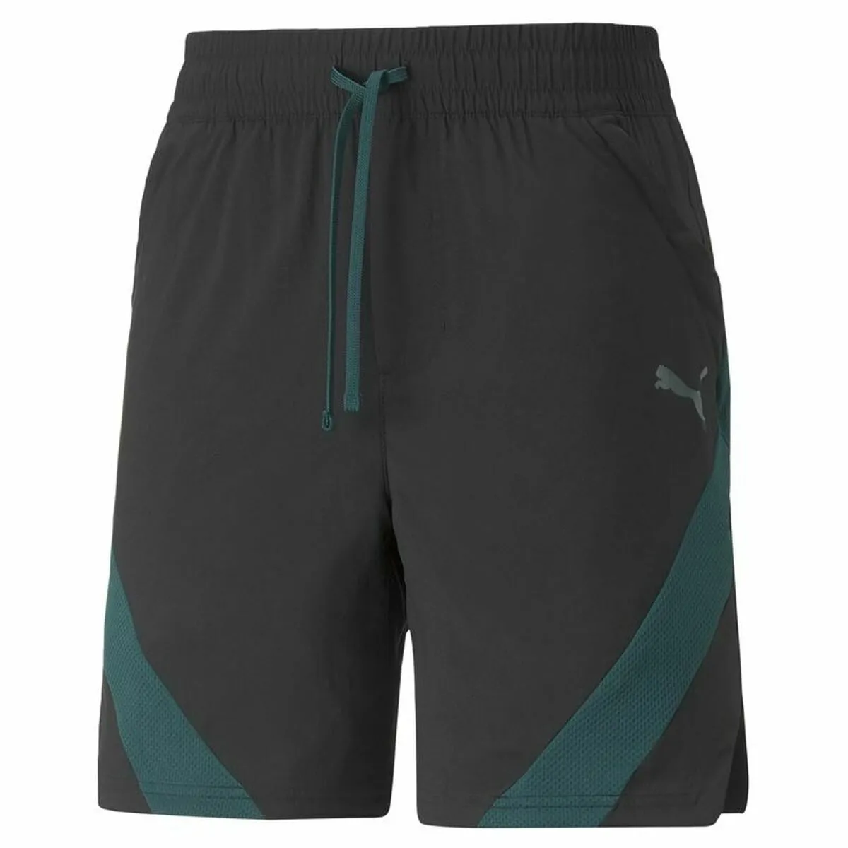 Pantaloni Corti Sportivi da Uomo Puma Woven Nero