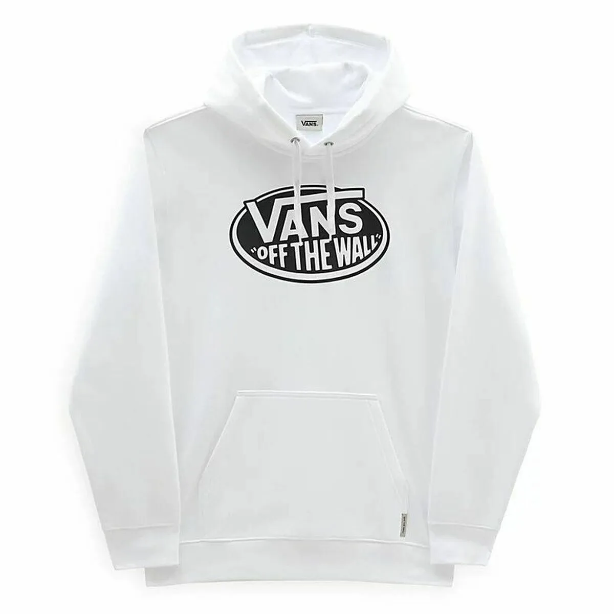 Felpa con Cappuccio Uomo Vans Classic Off The Wall Bianco