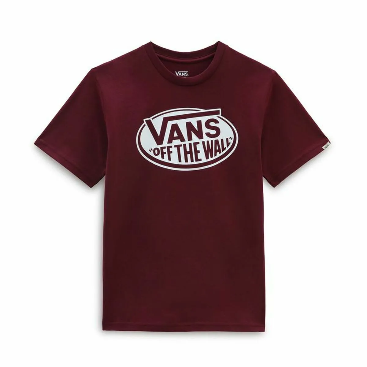 Maglia a Maniche Corte Bambino Vans Classic OTW Rosso Scuro