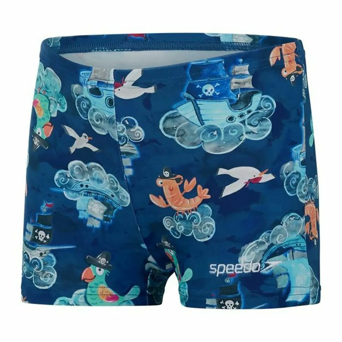 Costume da Bagno Boxer per Bambini Speedo Digital Allover Azzurro