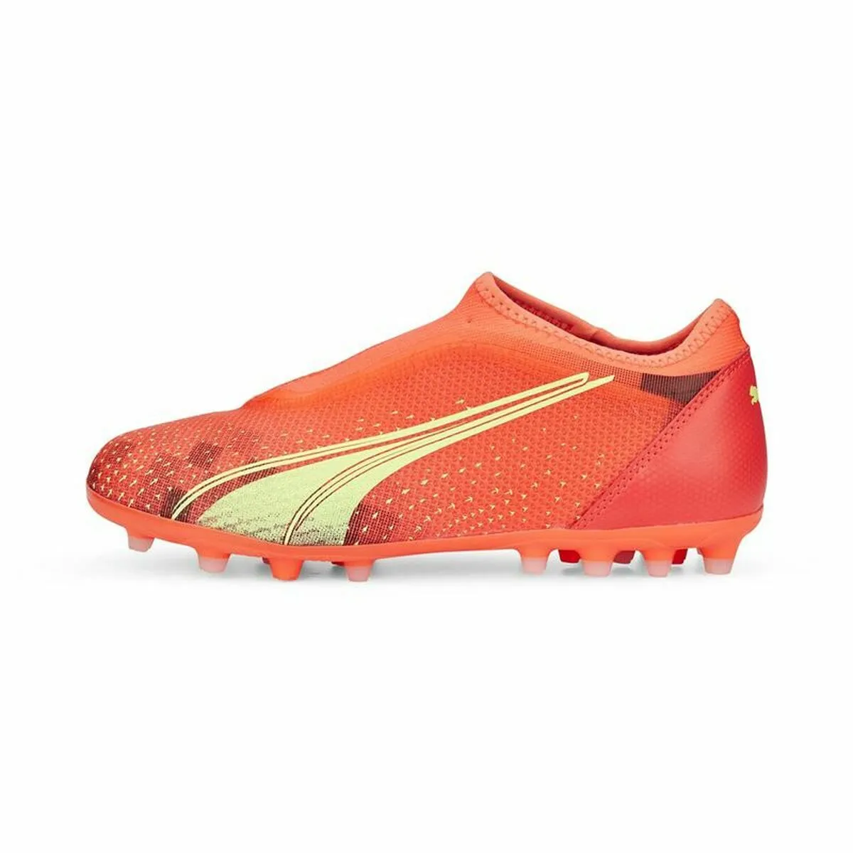 Scarpe da Calcio per Bambini Puma Ultra Match LL MG Arancio