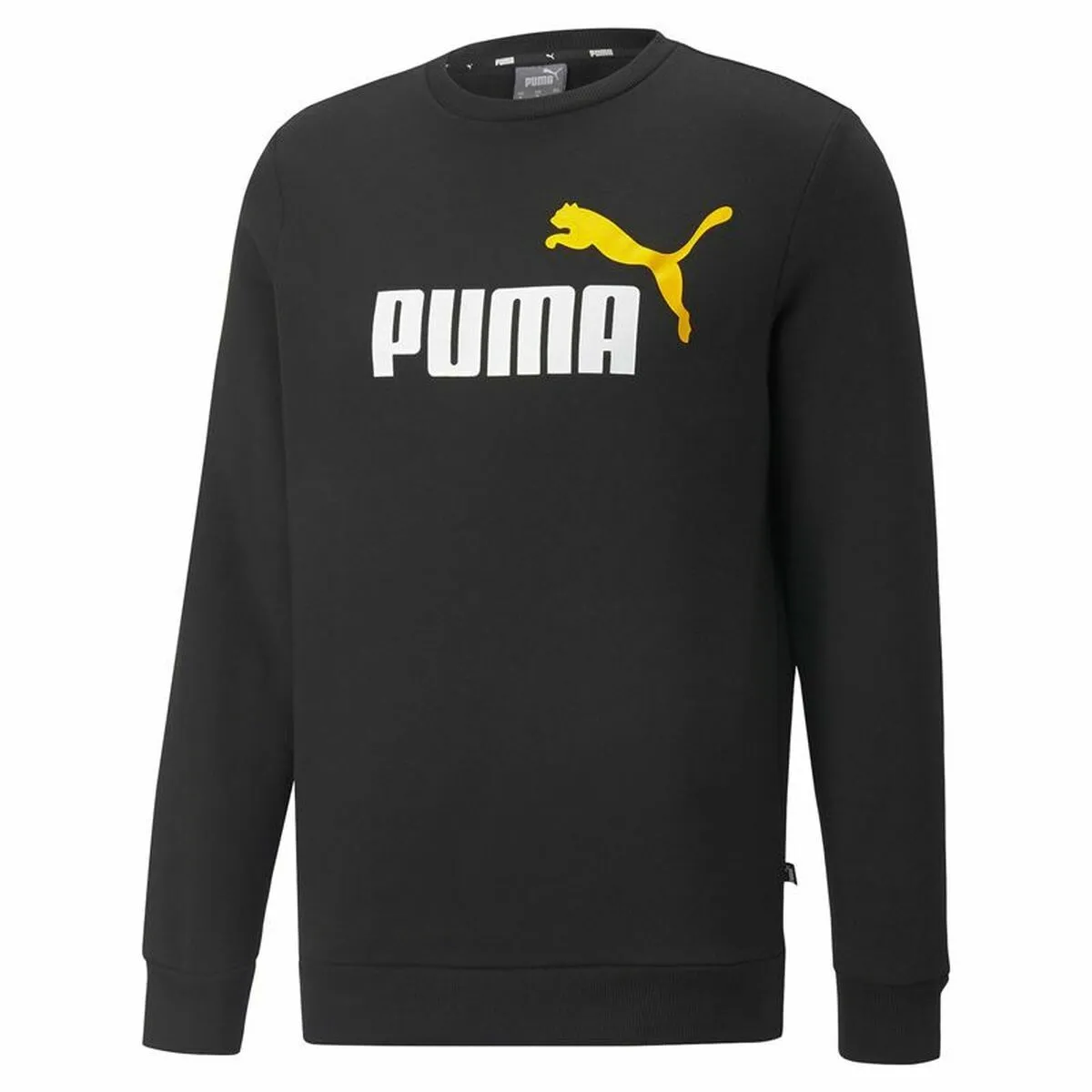 Felpa senza Cappuccio Uomo Puma Essentials Nero