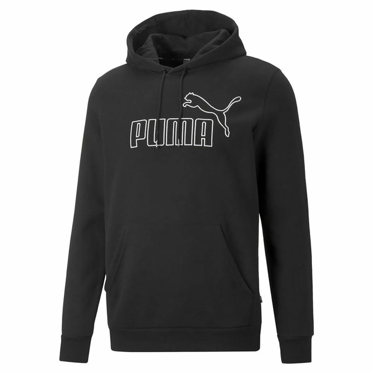 Felpa con Cappuccio Uomo Puma Nero