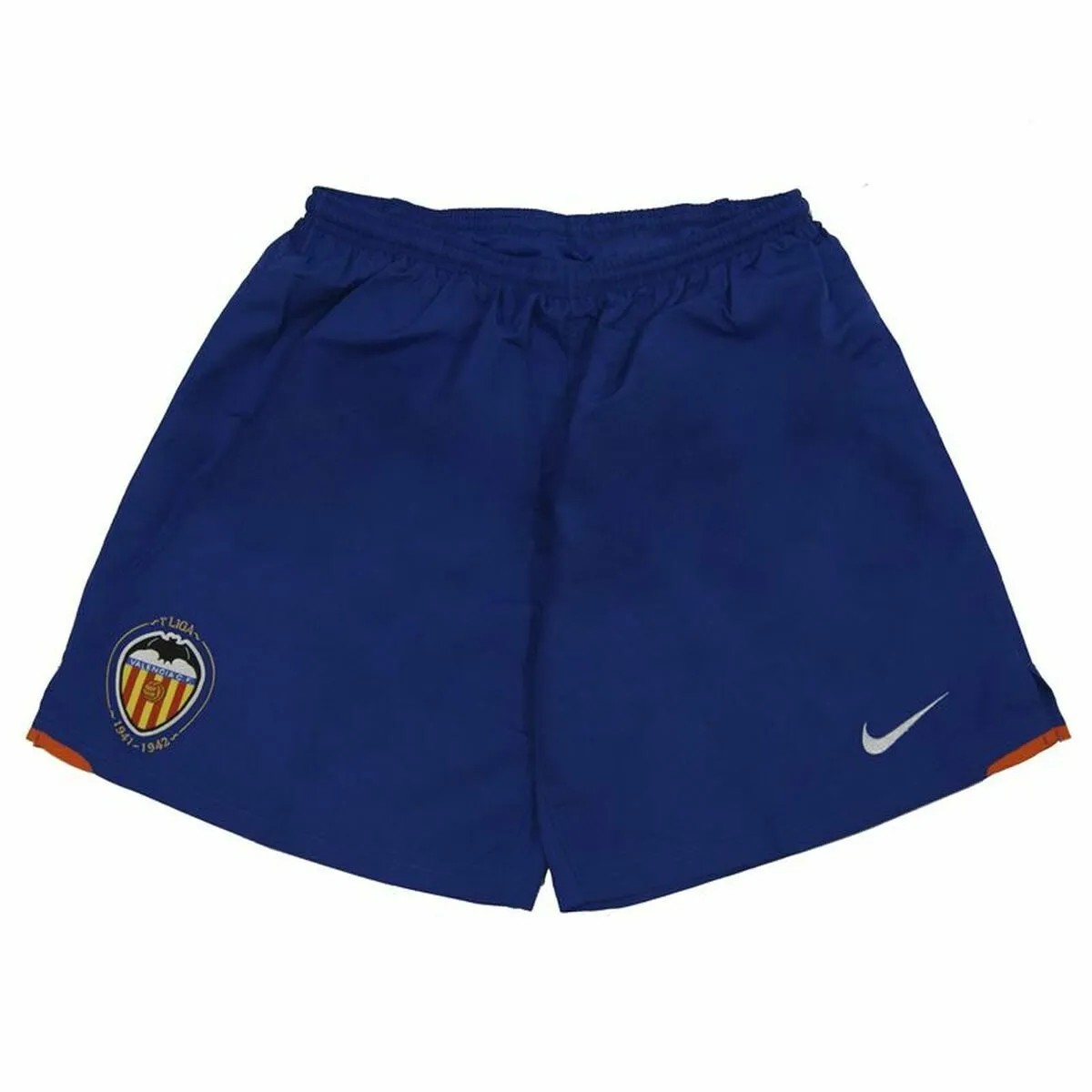 Pantaloni Corti Sportivi da Uomo Nike Valencia CF Away 07/08 Football Azzurro