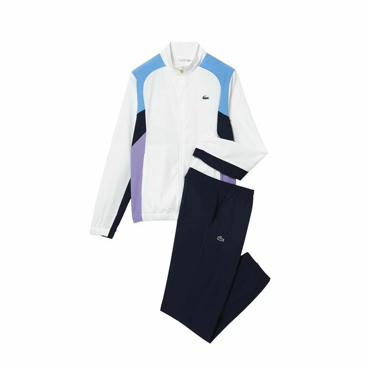 Tuta per Adulti Lacoste Sport Tennis Colorblock Bianco Uomo