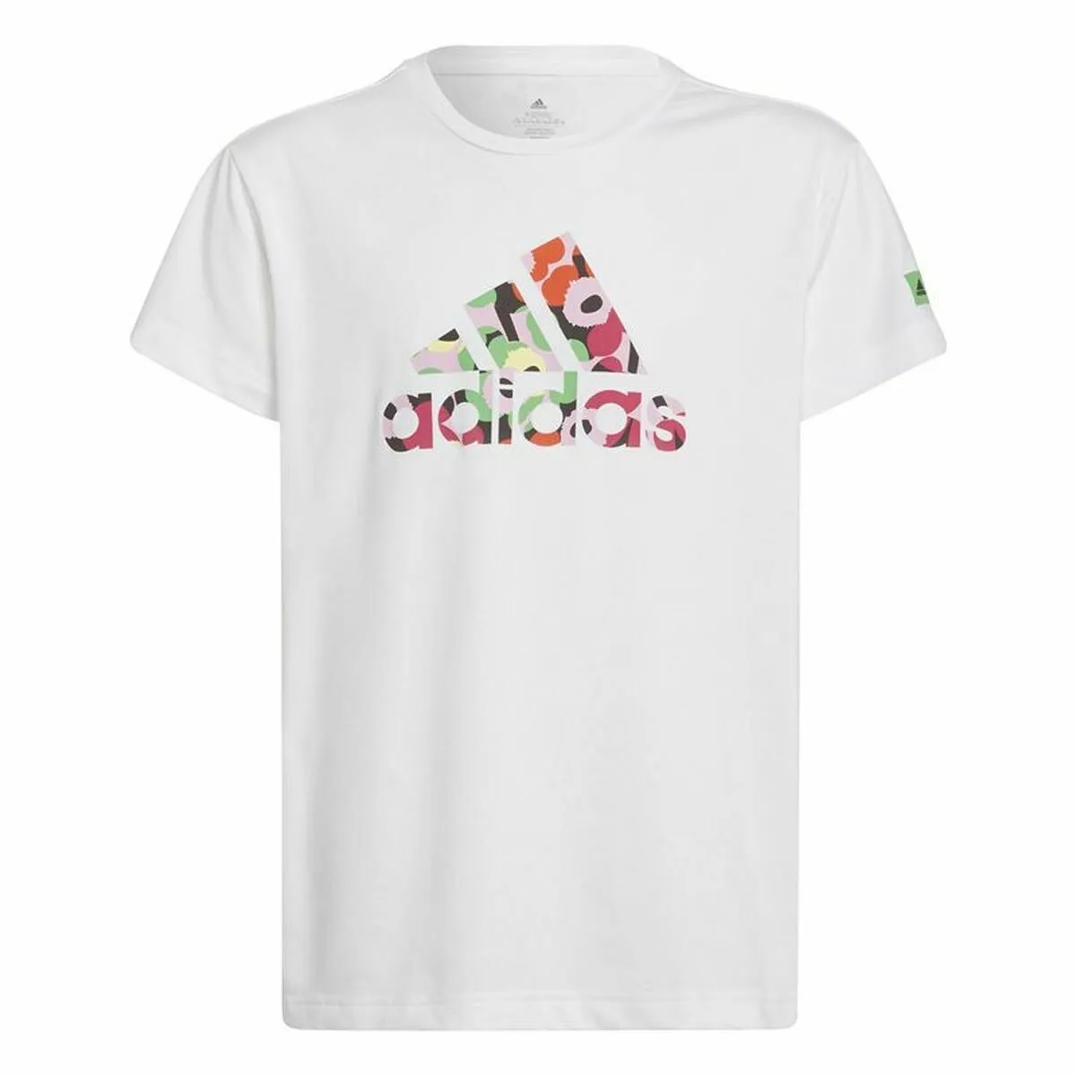 Maglia a Maniche Corte per Bambini Adidas x Marimekko Bianco