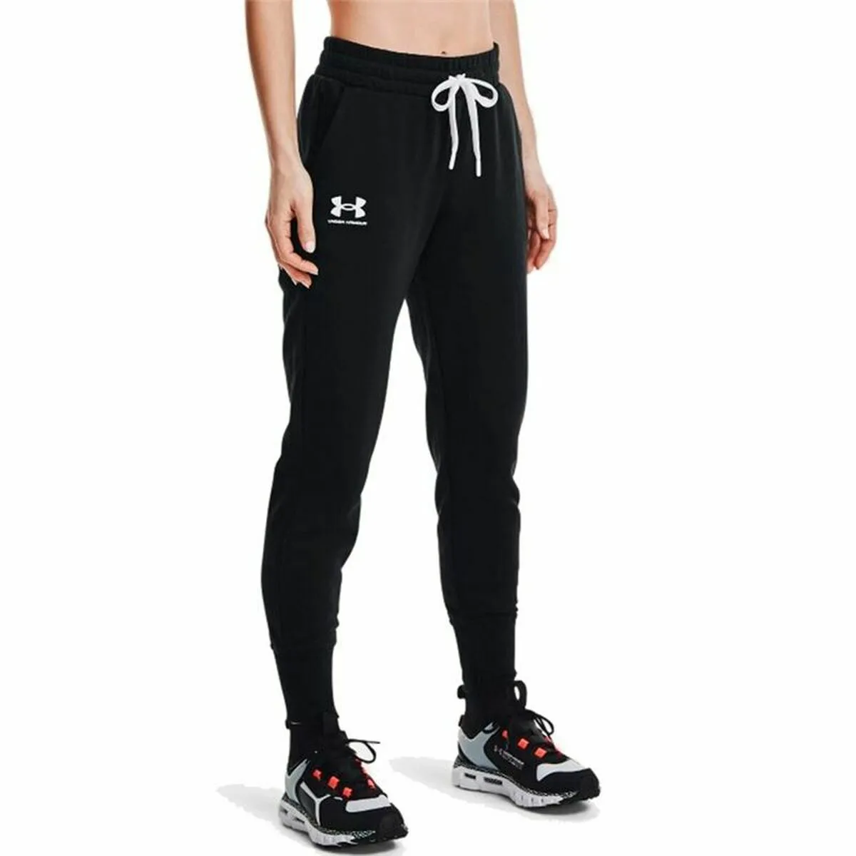 Pantalone Lungo Sportivo Under Armour Nero Donna