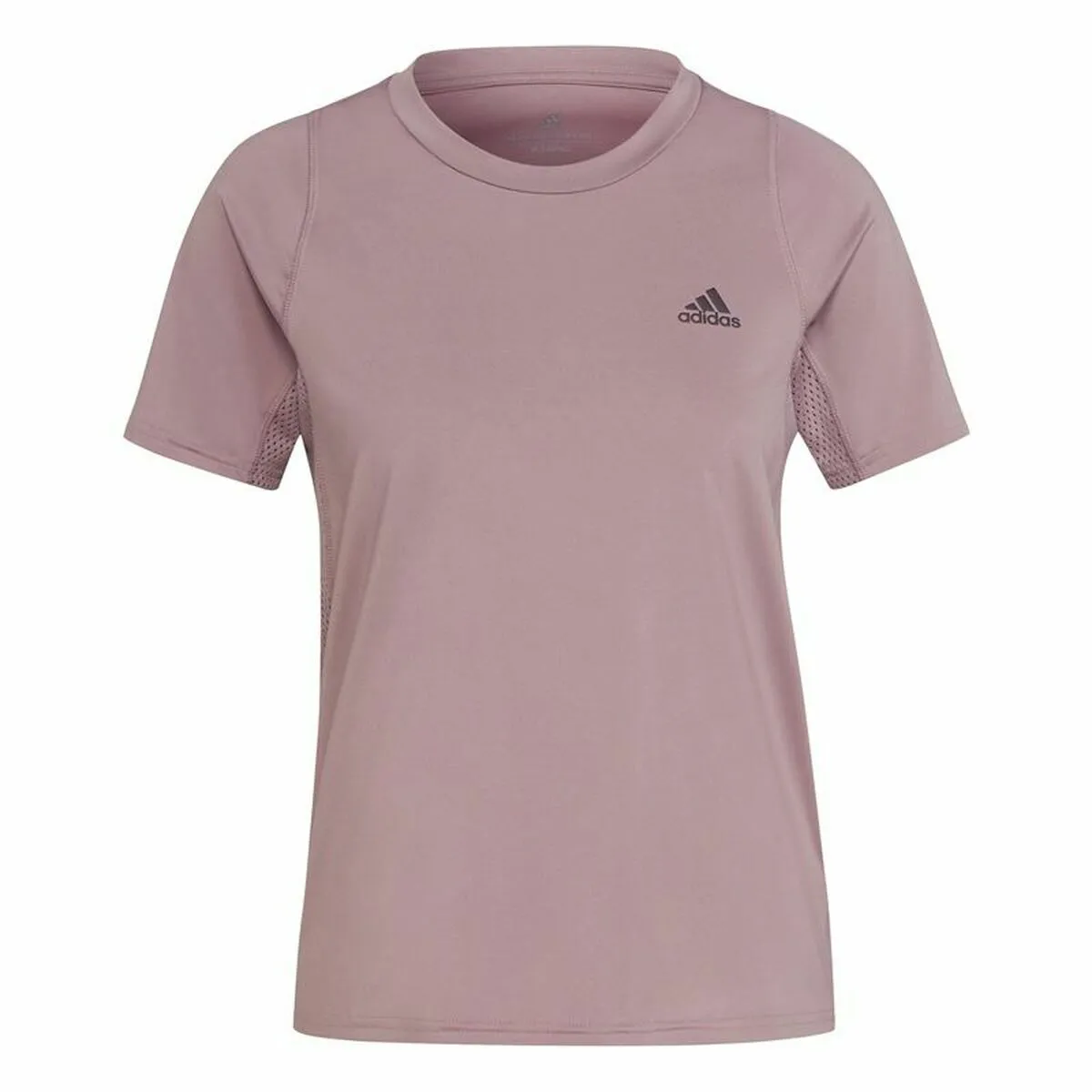 Maglia a Maniche Corte Donna Adidas Run Fast Rosa