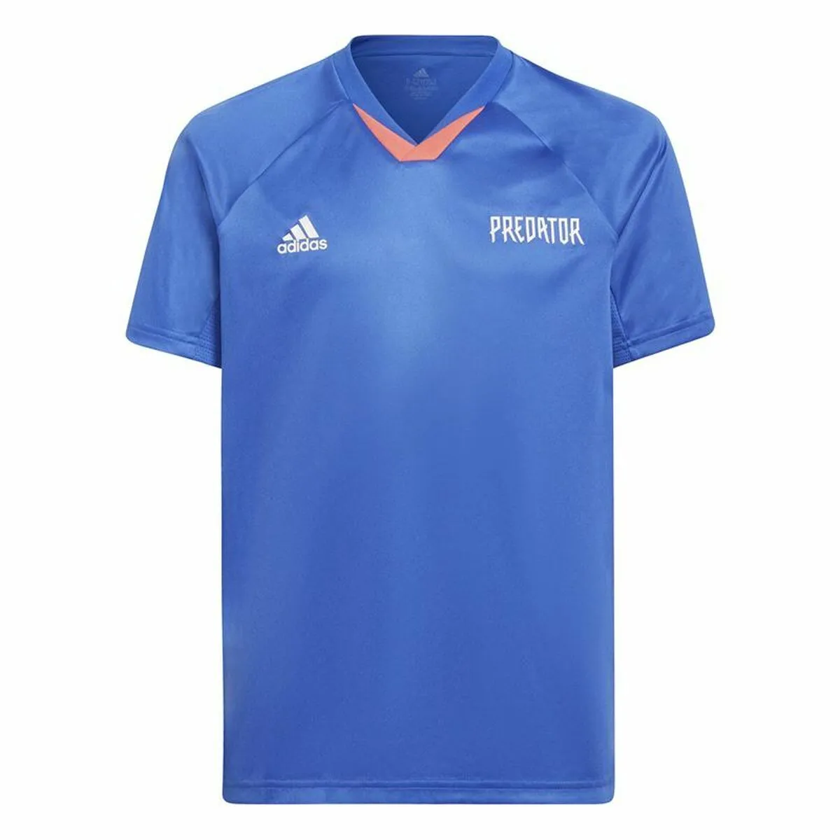 Maglia a Maniche Corte per Bambini Adidas Predator Azzurro