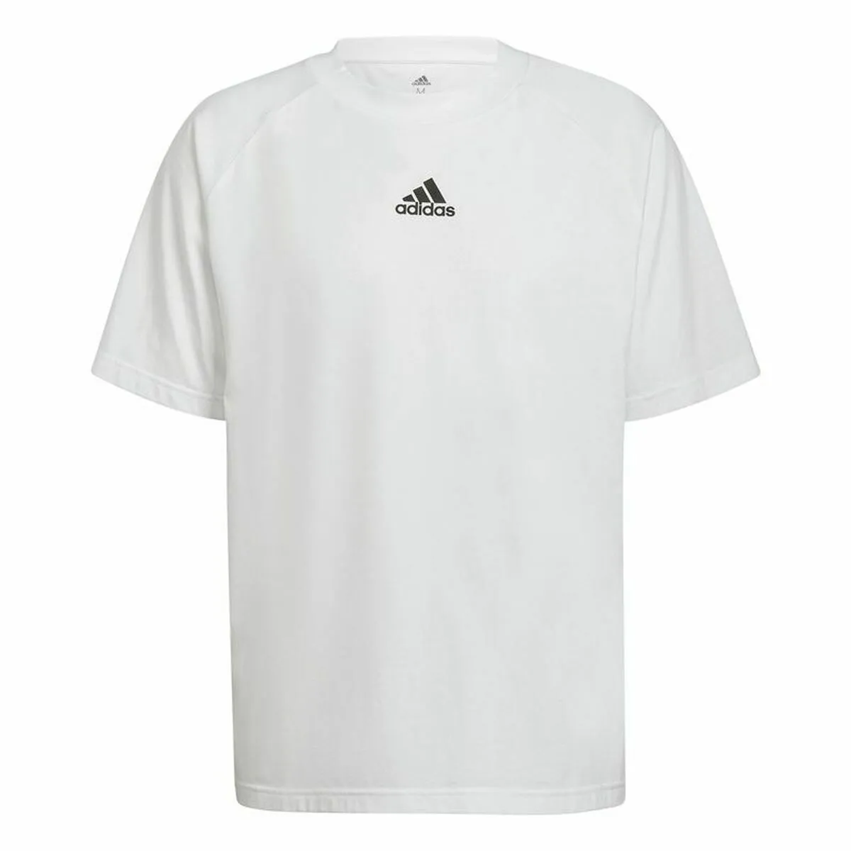 Maglia a Maniche Corte Uomo Adidas Essentials Brandlove Bianco