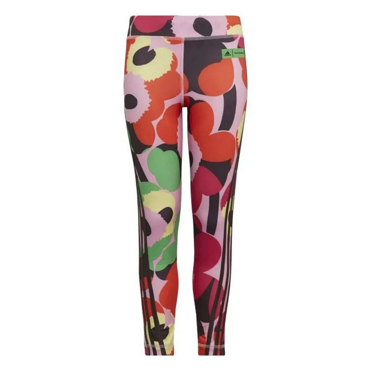 Leggings Sportivi per Bambini Adidas Multicolore Rosa