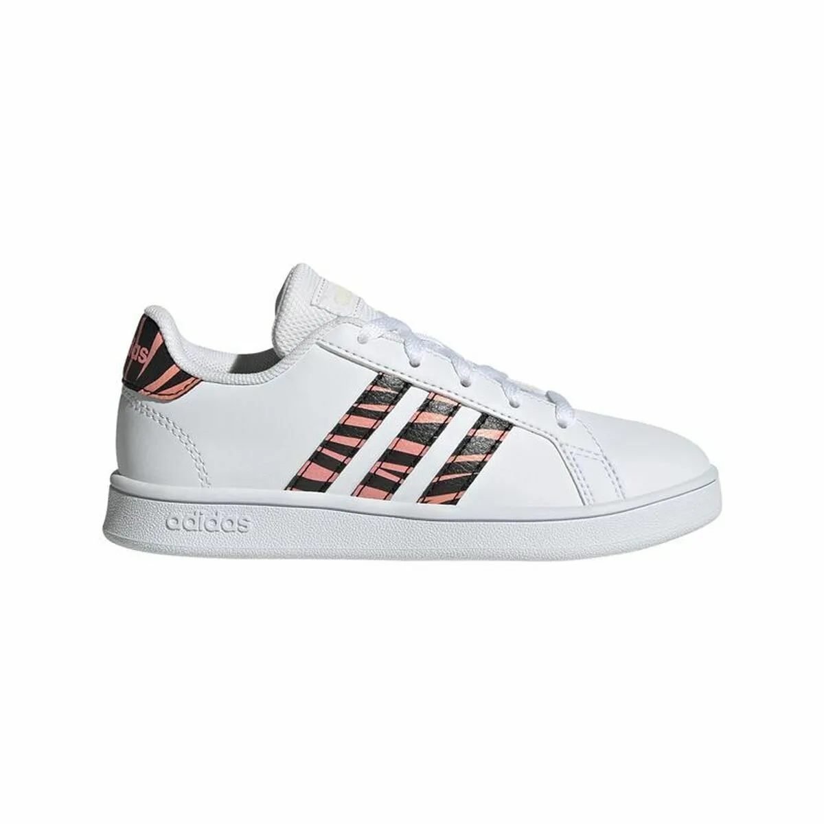 Scarpe Sportive per Bambini Adidas Grand Court Print Bianco