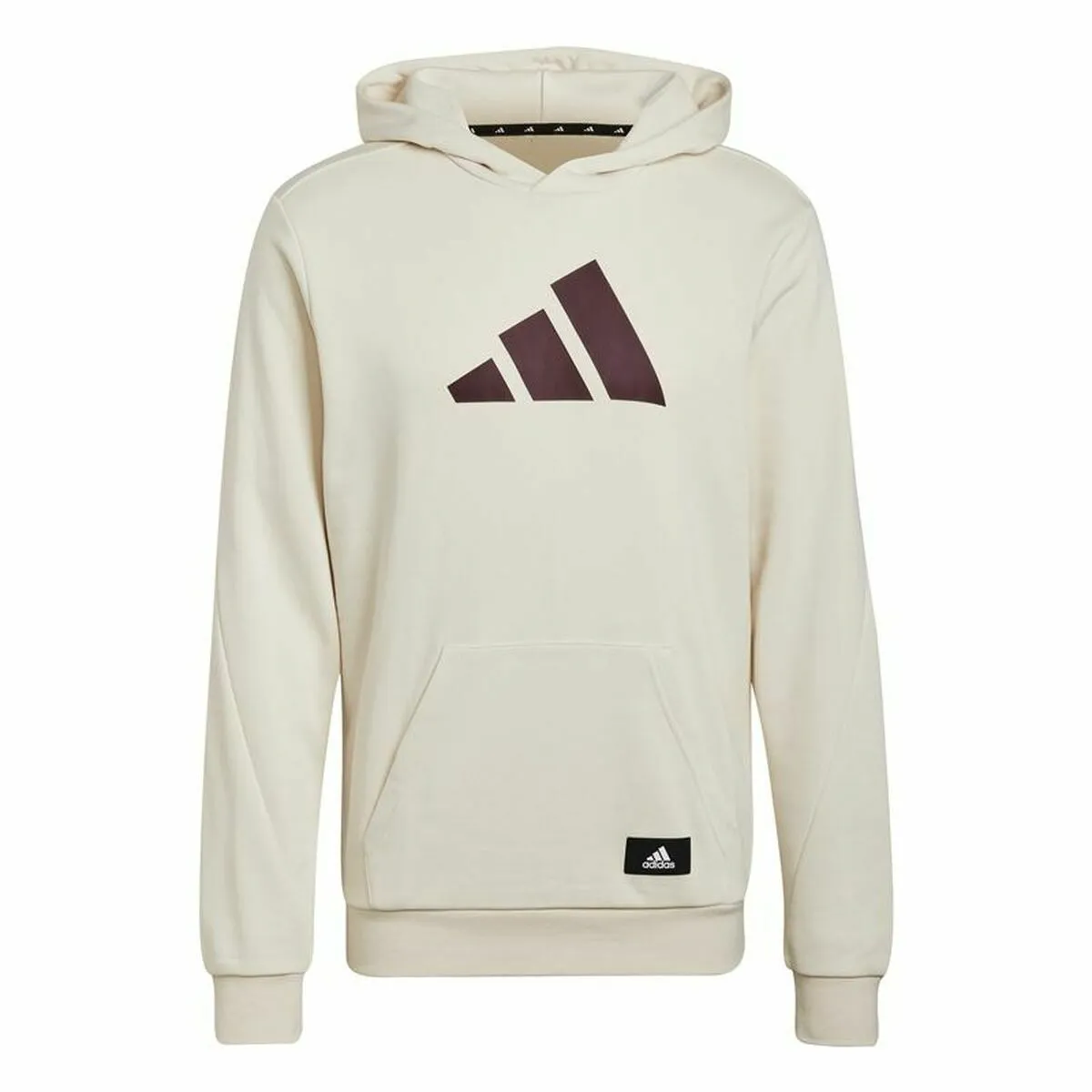 Felpa con Cappuccio Uomo Adidas Future Icons Beige