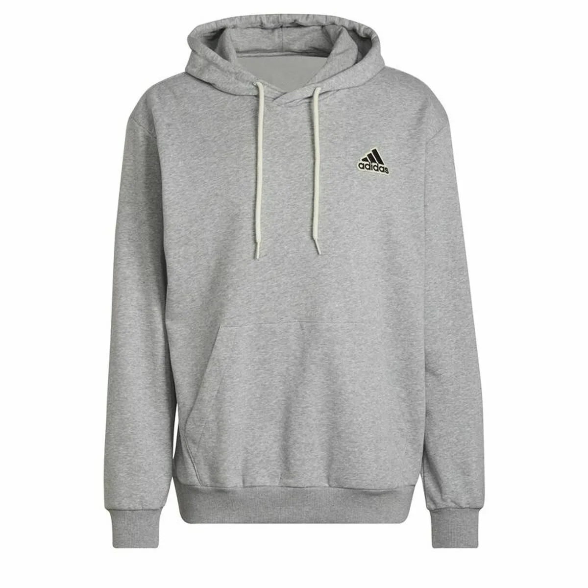 Felpa con Cappuccio Uomo Adidas Essentials Feelcomfy Grigio