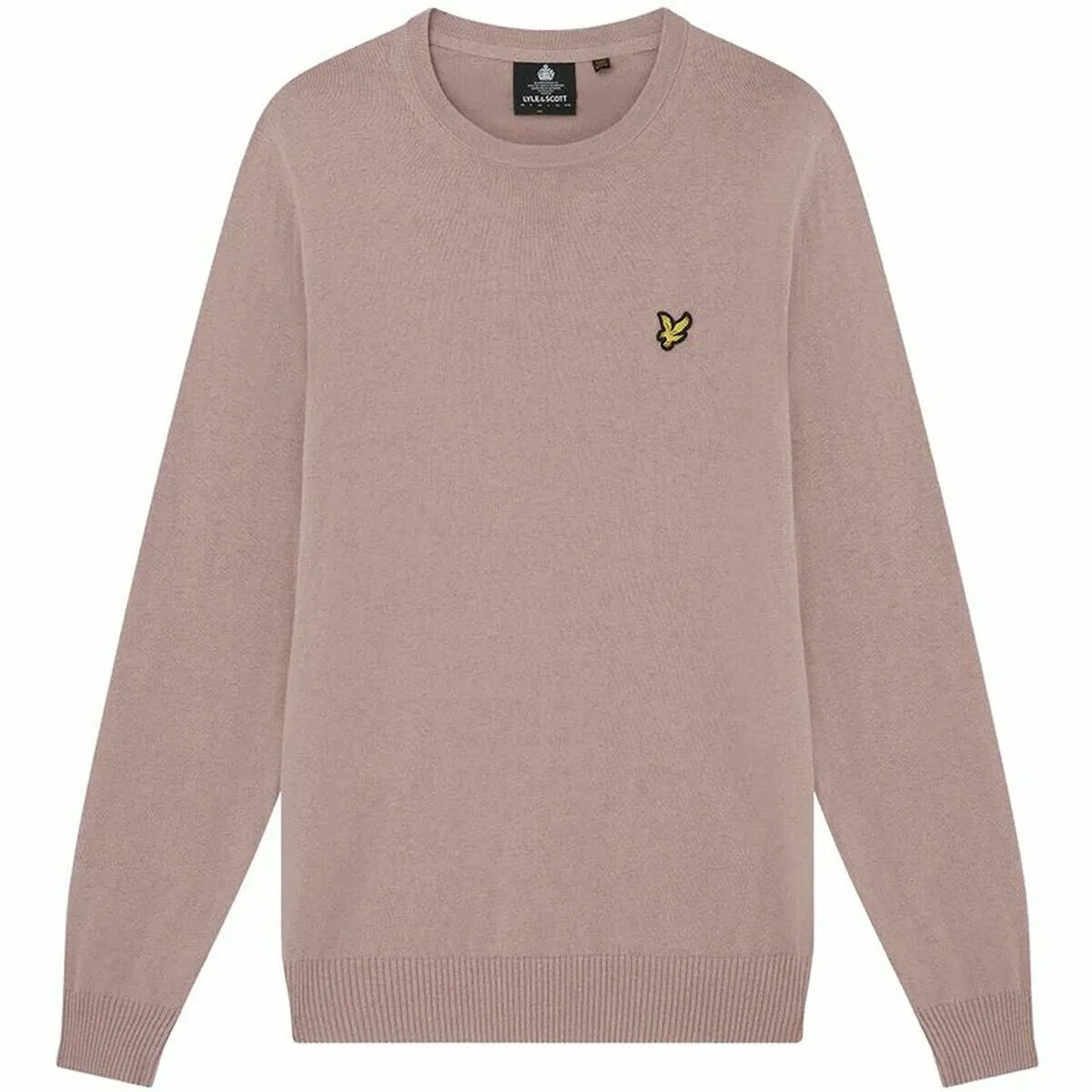 Felpa senza Cappuccio Uomo Lyle & Scott V1-Crew Salmone