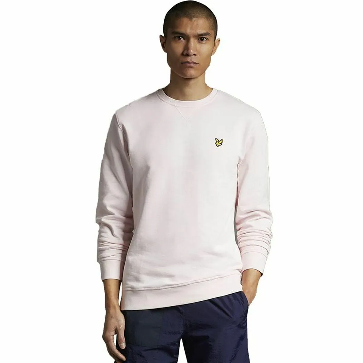 Felpa senza Cappuccio Uomo Lyle & Scott V1 Crew Rosa