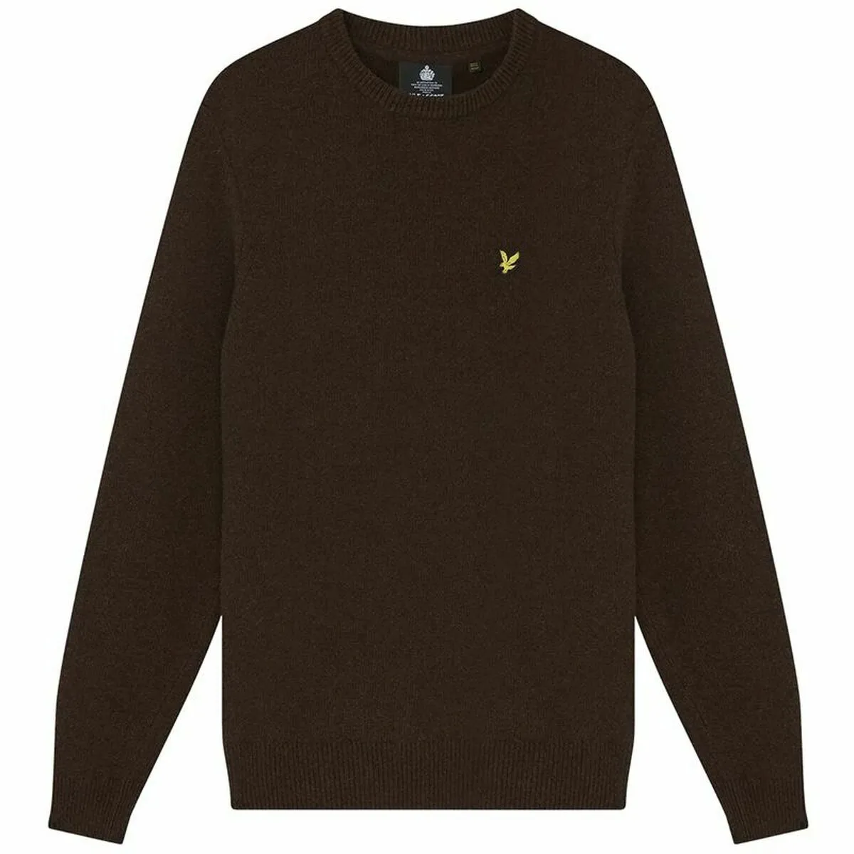 Felpa senza Cappuccio Uomo Lyle & Scott V1 Crew Marrone scuro