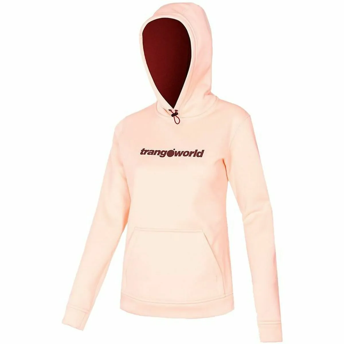 Felpa con Cappuccio Donna Trangoworld Poppi Rosa